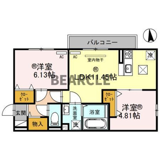 【間取り】 | エスポワール瀬田