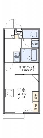 レオパレス北原の間取り