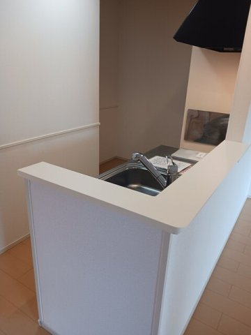 ノイエツァイトⅢのキッチン|お料理しやすいキッチンです