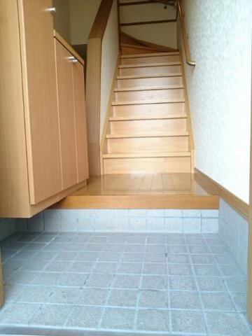 サンルート白川の玄関|シンプルで使いやすい玄関です