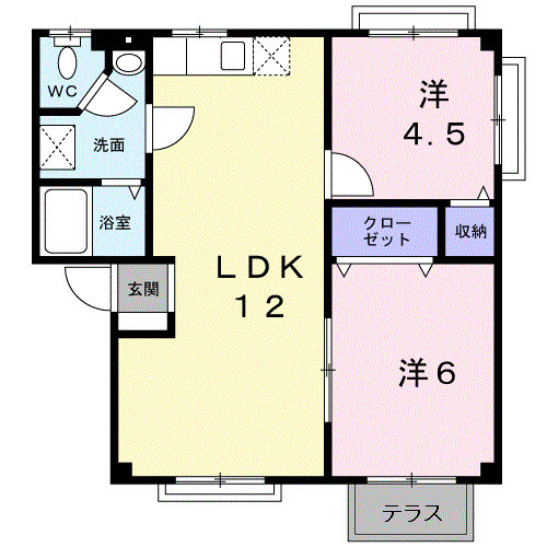 グリーンハイツ塚崎Ａの間取り
