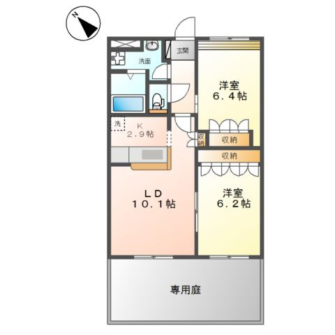 メゾンプレサスの間取り
