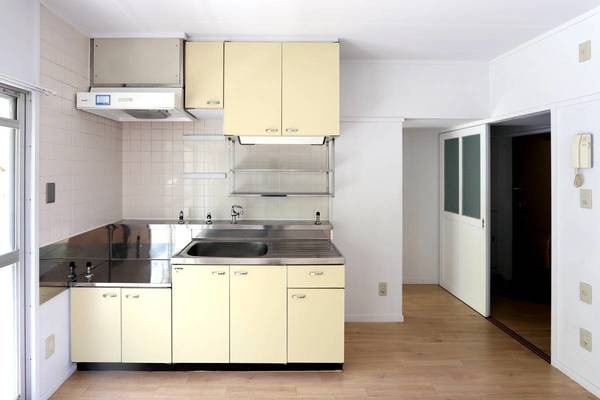 ビレッジハウス白川2号棟のキッチン|ビレッジハウスの同一物件・同一タイプの間取りの写真です