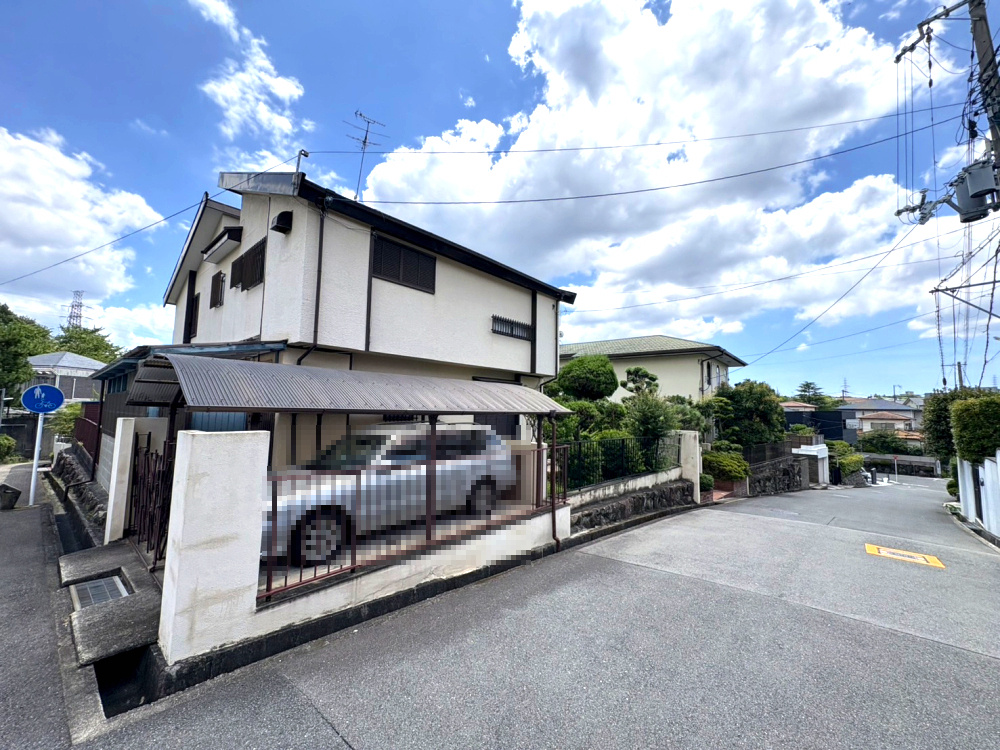 吹田市高野台5丁目の周辺|北側から撮影【2025年7月13日撮影】