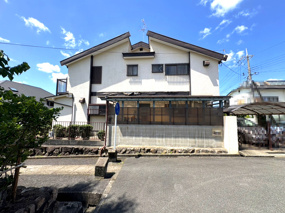 吹田市高野台5丁目の周辺|東側から撮影【2025年7月13日撮影】