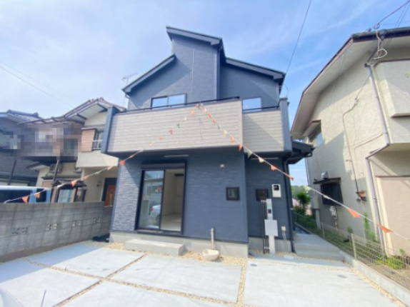 祝　成約済み　八王子市　大和田町　新築戸建て　８期の外観|～仲介手数料無料☆八王子ひなた不動産～八王子市大和田町　新築戸建て