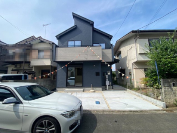 祝　成約済み　八王子市　大和田町　新築戸建て　８期の前面道路含む現地写真|～仲介手数料無料☆八王子ひなた不動産～八王子市大和田町　新築戸建て