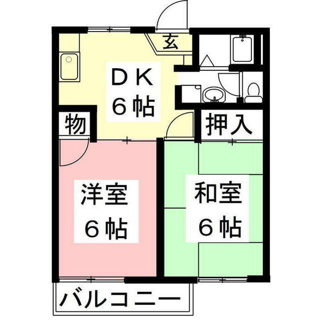 ドミール八代の間取り