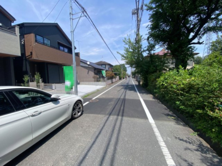 祝　成約済み　八王子市　富士見町　新築戸建ての前面道路含む現地写真|～仲介手数料無料☆八王子ひなた不動産～八王子市富士見町　新築戸建て