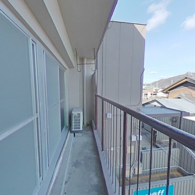 オークラパークマンションのバルコニー