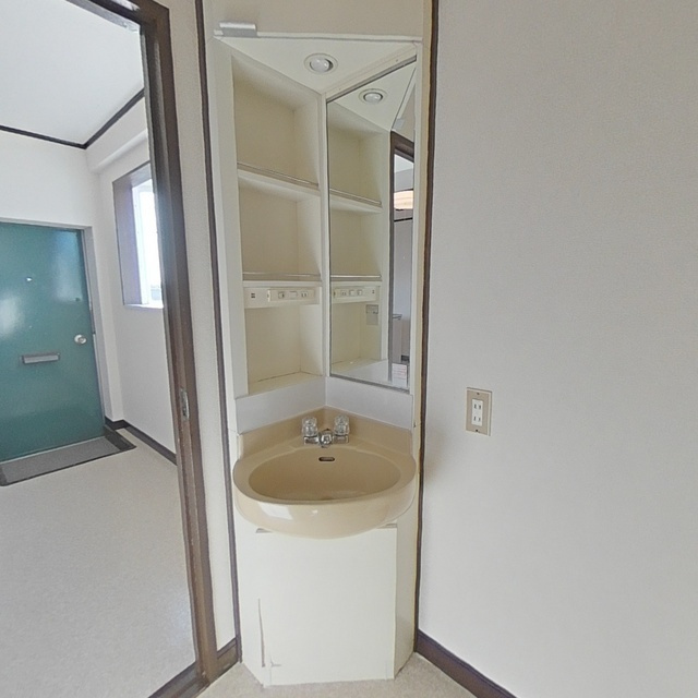 オークラパークマンションの洗面所