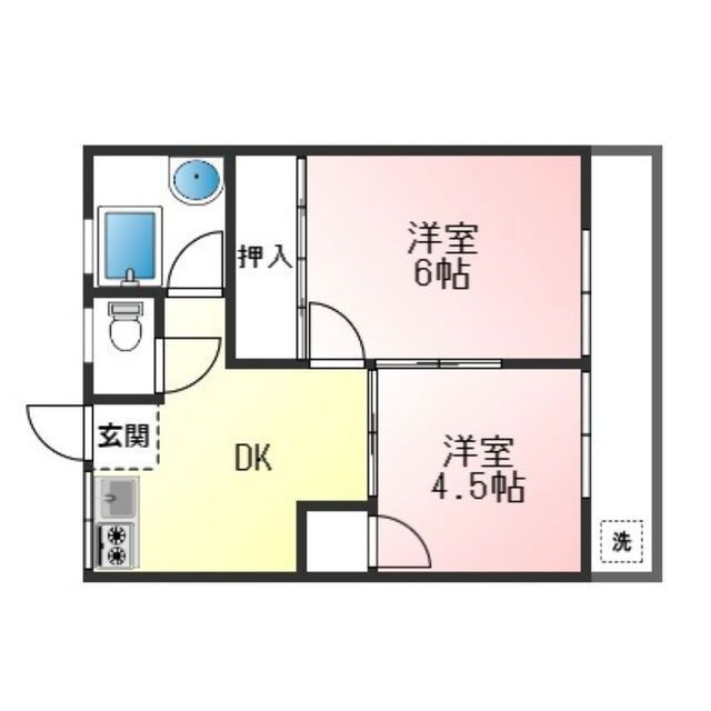 オークラパークマンションの間取り