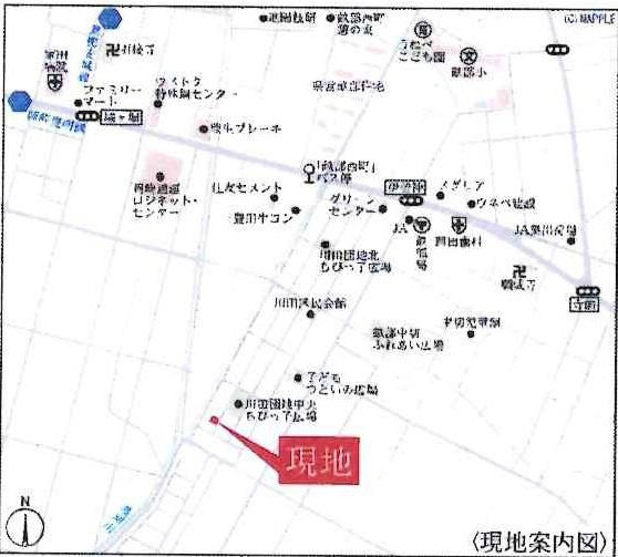 豊田市畝部東町第4　全2棟・2号棟のその他|現地案内図です。