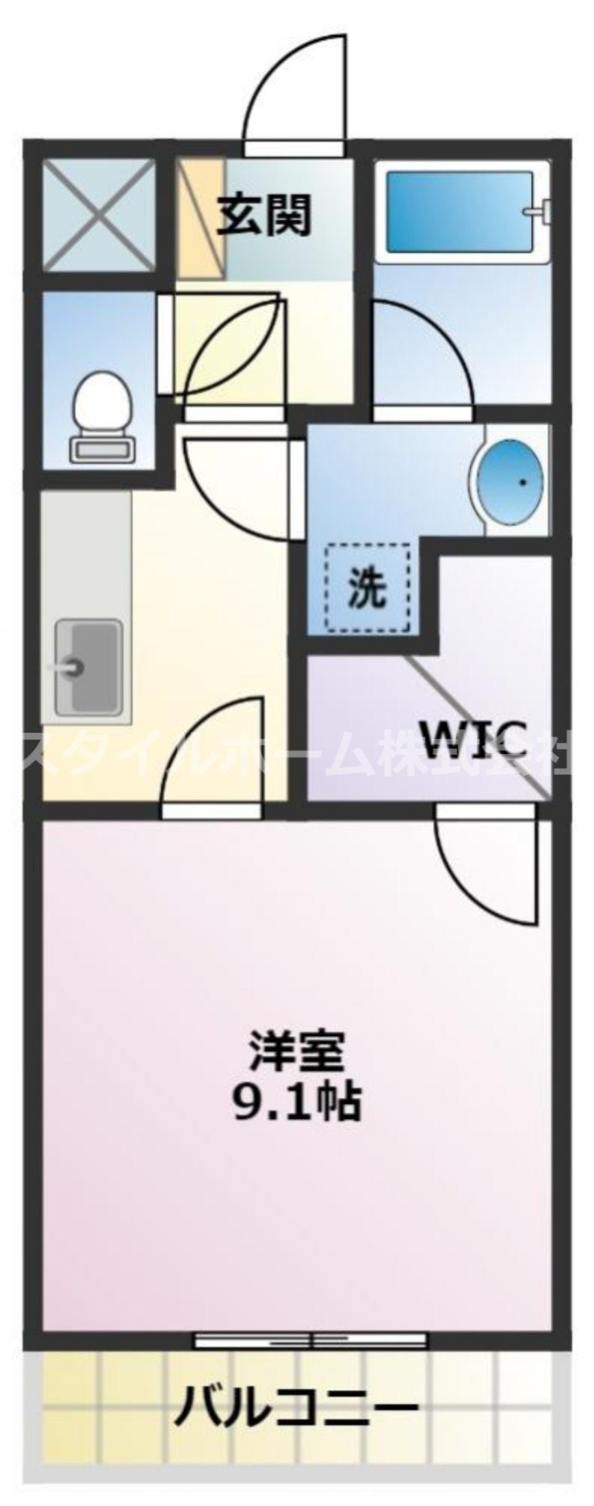 プログレスの間取り|使いやすい間取りです。
