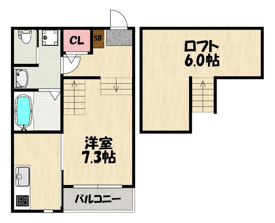 CREST NOCAの間取り