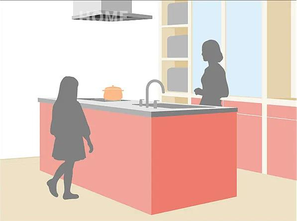 戸塚区柏尾町新築戸建てのキッチン|対面式オープンキッチン