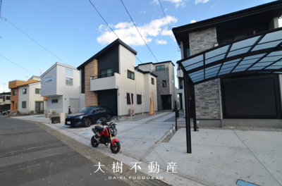 【前面道路含む現地写真】 | 海老名市上郷3丁目  新築戸建て　全４棟【仲介手数料無料】