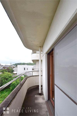 【バルコニー】 | サニースクエア牟岐 | ※同間取り別室の写真です。