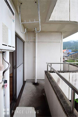 【バルコニー】 | サニースクエア牟岐 | ※同間取り別室の写真です。