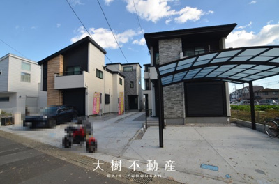 【前面道路含む現地写真】 | 海老名市上郷3丁目  新築戸建て　全４棟【仲介手数料無料】