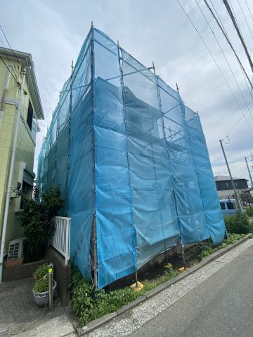 上の宮2丁目 戸建の前面道路含む現地写真
