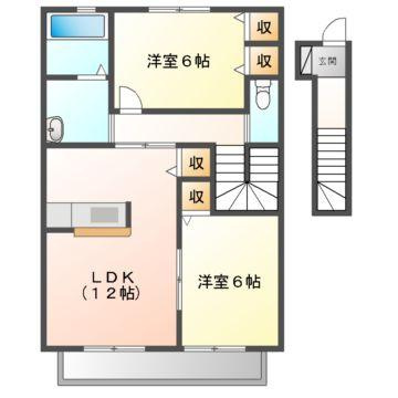 シャルマンⅡの間取り
