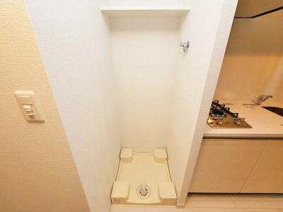 【設備】 | レオンコンフォート大阪ドームシティ | 洗濯機置き場です