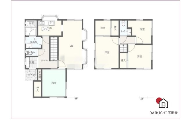 【間取り】 | 熊谷市末広３丁目　中古戸建