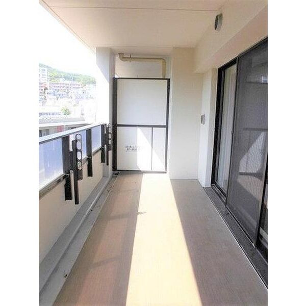 ライオンズ芦屋グランフォートのバルコニー