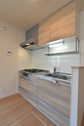 プランドールTのキッチン|3口ガスコンロキッチン