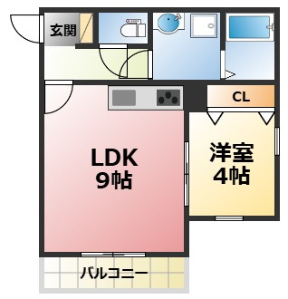 レクエルド笠屋町の間取り