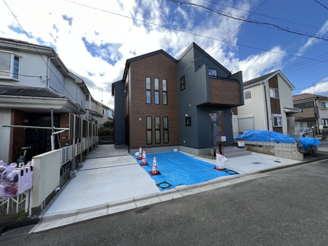 青梅市大門2丁目　新築戸建全1棟の外観|並列駐車2台可！