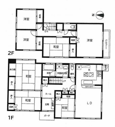 【間取り】 | 【仲介手数料０円】平塚市南原3丁目　中古一戸建て | 平塚市南原3丁目　中古一戸建て