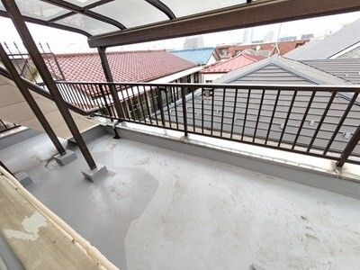 高橋コーポのバルコニー