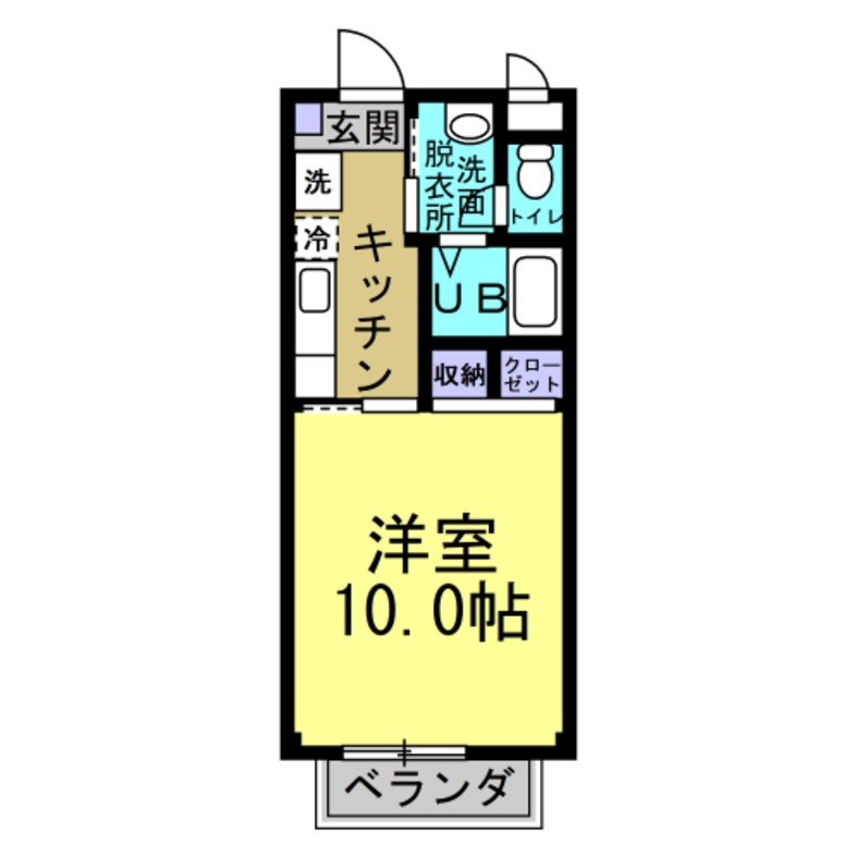 フラッツ巽ヶ丘東の間取り