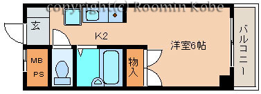 マンションロアの間取り