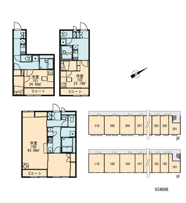 【区画図】 | レオパレス金堀台Ⅱ | 画像3