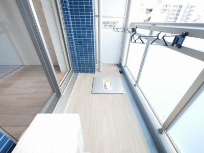 【バルコニー】 | プレサンス難波インフィニティ | バルコニーからの眺めを楽しみながら食事をしませんか