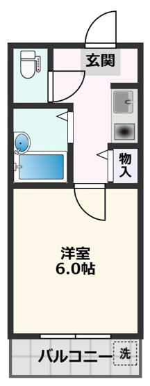 【間取り】 | アイワステーションビルⅥ号館