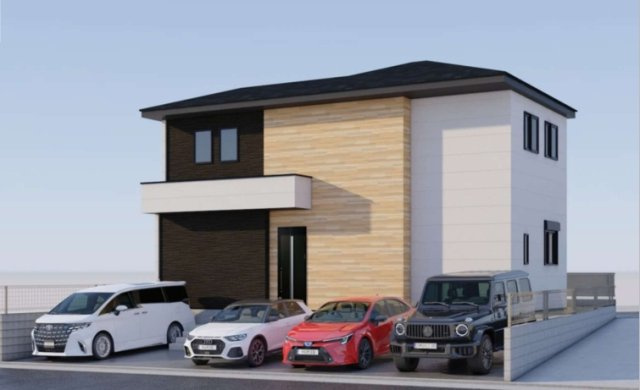 仲介手数料無料　ケイアイグレース所沢市小手指元町5期・新築全1棟の外観パース