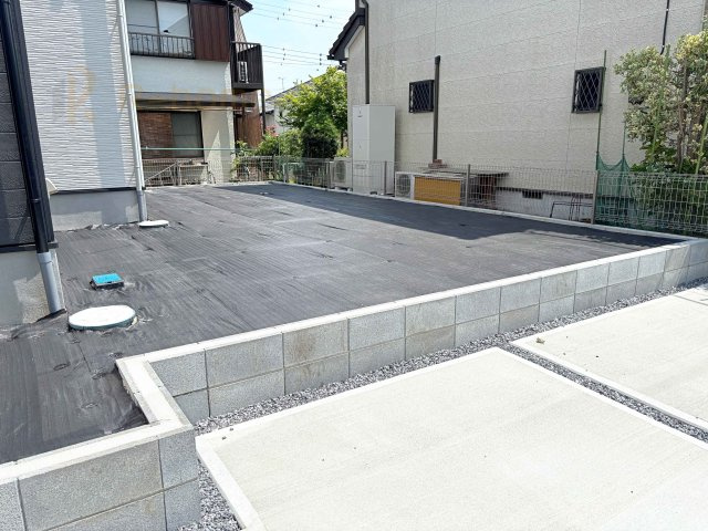 龍ケ崎市松葉4期　新築戸建て　1号棟の庭|日当たりの良いお庭！お子様の遊び場などお家時間を満喫♪