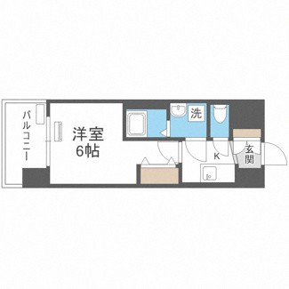 【間取り】 | レオンコンフォート難波南Ⅱ