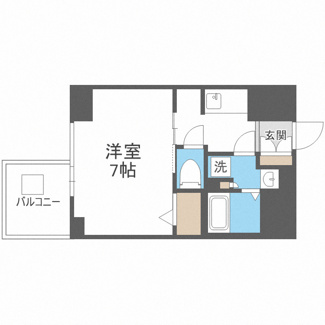 【間取り】 | S-RESIDENCE難波大国町Deux