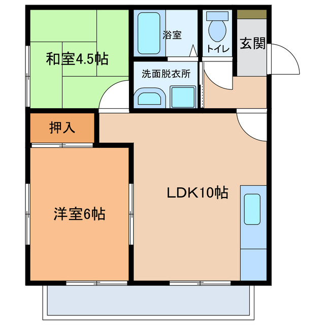 セザールフジイの間取り