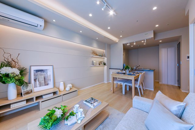 シティタワーズ東京ベイ セントラルタワーの居間・リビング