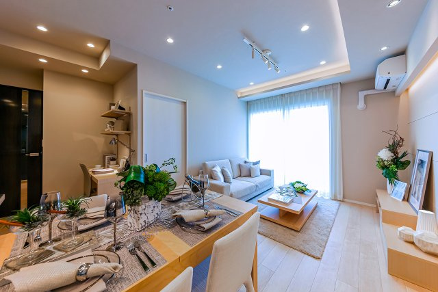 シティタワーズ東京ベイ セントラルタワーの居間・リビング