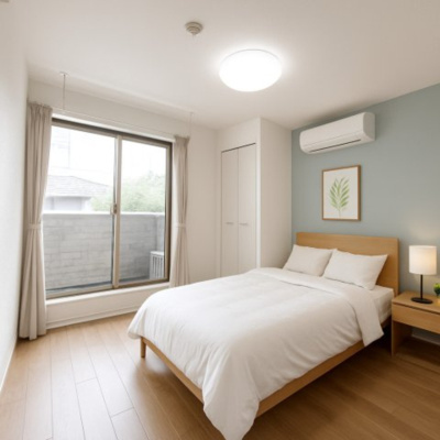 【寝室】 | アーク天台 | ※家具・小物類はイメージです。物件には含まれません。