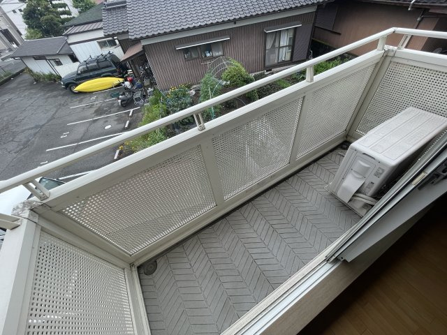 セザールフジイⅡのバルコニー