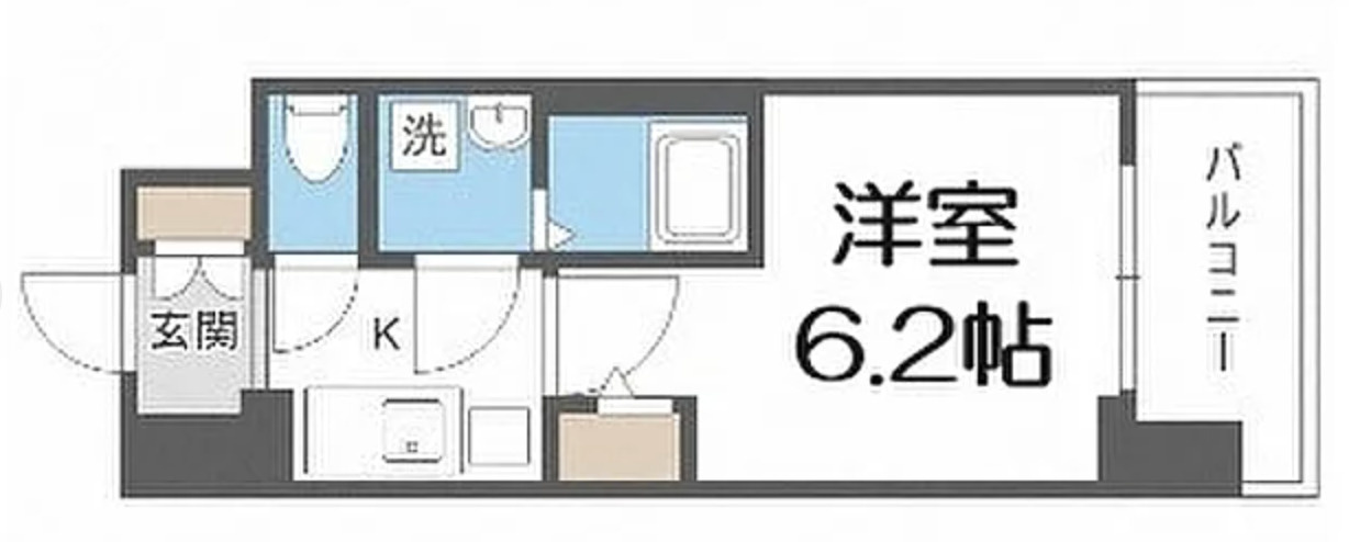 エスリード大阪城南グランデュクスの間取り