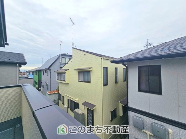 リガーレ宇都宮市東峰町2期　2号棟の展望|バルコニーからの眺めです！